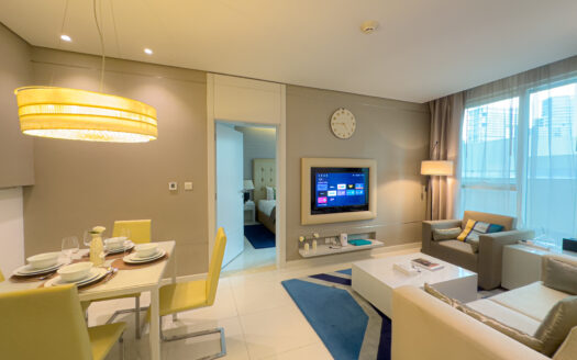 Spacious Fully Furnished 1 Bedroom at Damac Voleo